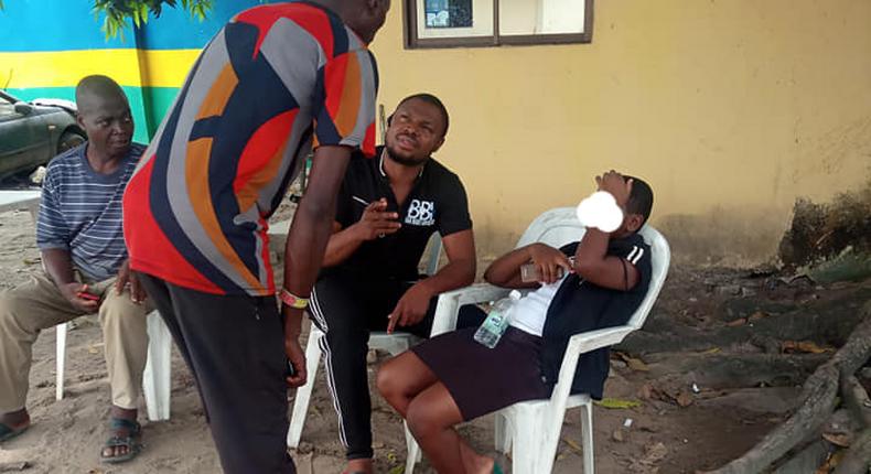 Samuel was apprehended while trying to abort the pregnancy at a private hospital in Warri, Delta state