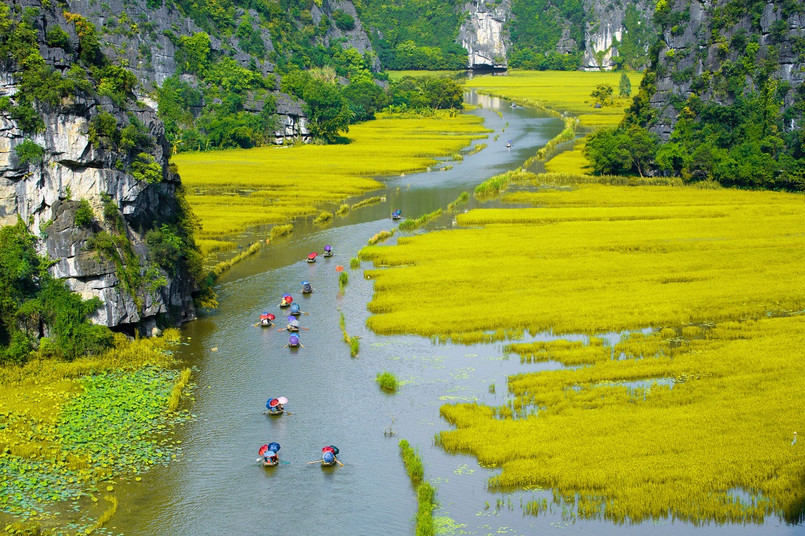 Wietnam, rzeka Tam Coc