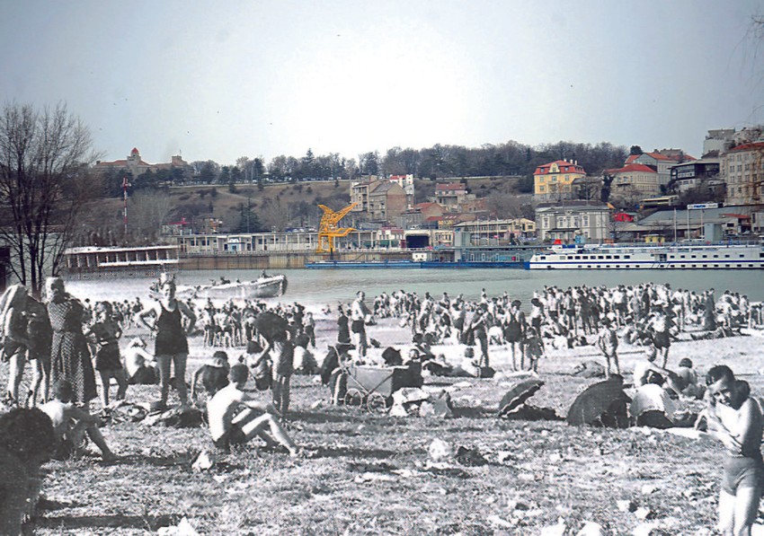 Foto-montaža: Spoj prošlosti i sadašnjosti na novobeogradskoj strani