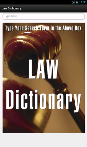 <strong>Law dictionary</strong>
<br><br>
To aplikacja stanowiąca źródło terminologii prawniczej w języku angielskim. Po jej zainstalowaniu łatwo odnajdziesz wyjaśnienie nieznanych ci słów.