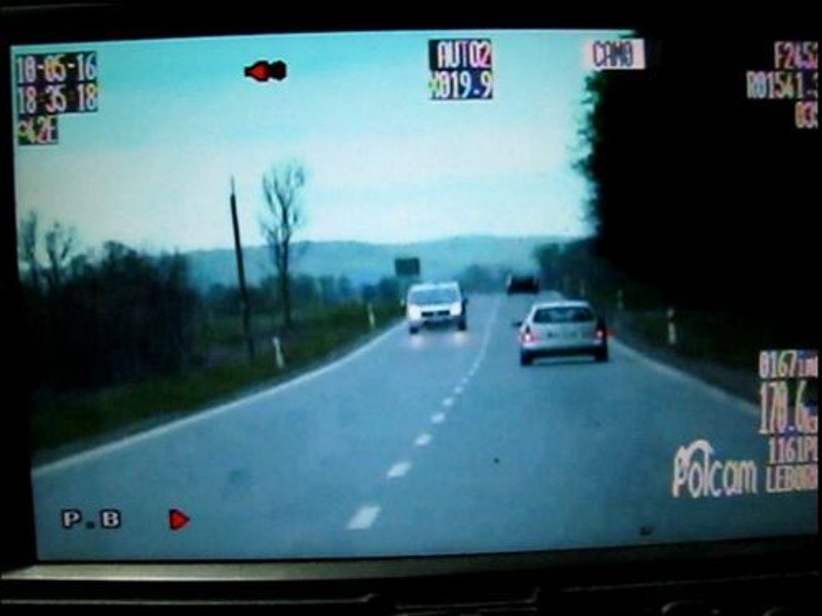 Zobacz, jak policja ściga złodzieja paliwa