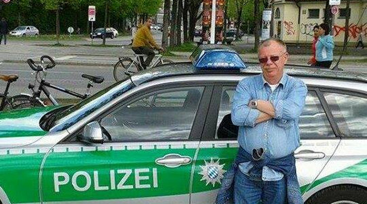 Teplán Tibor német és osztrák rablók elfogásában is segített ki is tüntették érte  Fotó: Facebook