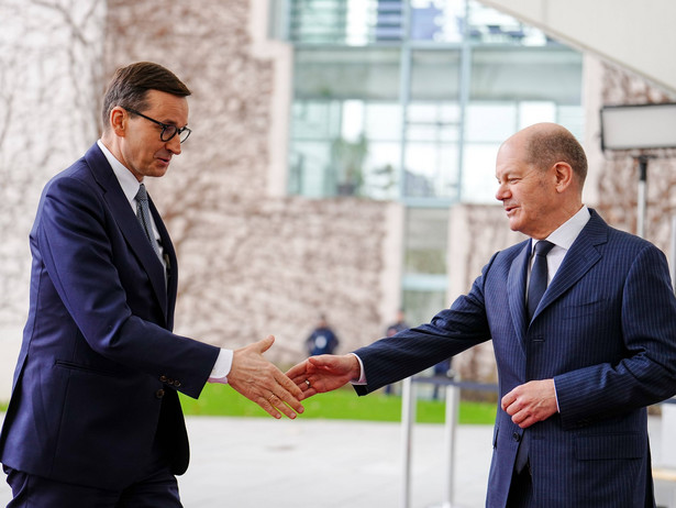 Martin Scholz i Mateusz Morawiecki