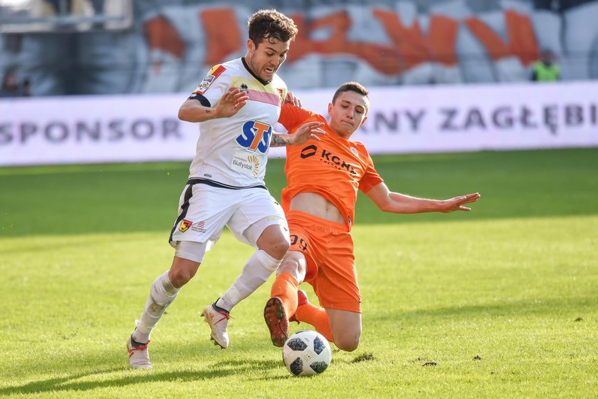 Pilka nozna. Ekstraklasa. Legia Warszawa - Zaglebie Lubin. 14.04.2018