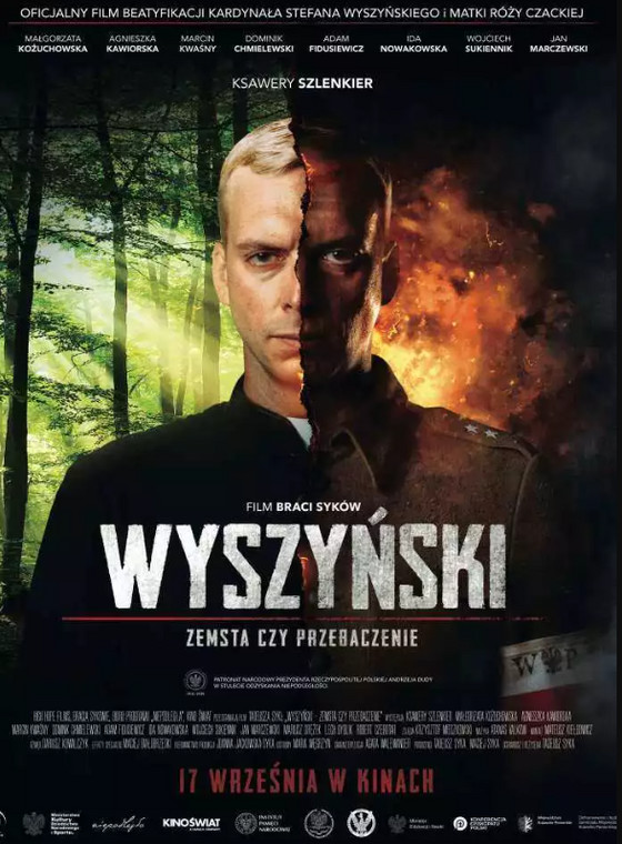 Plakat filmu "Wyszyński. Zemsta czy przebaczenie"