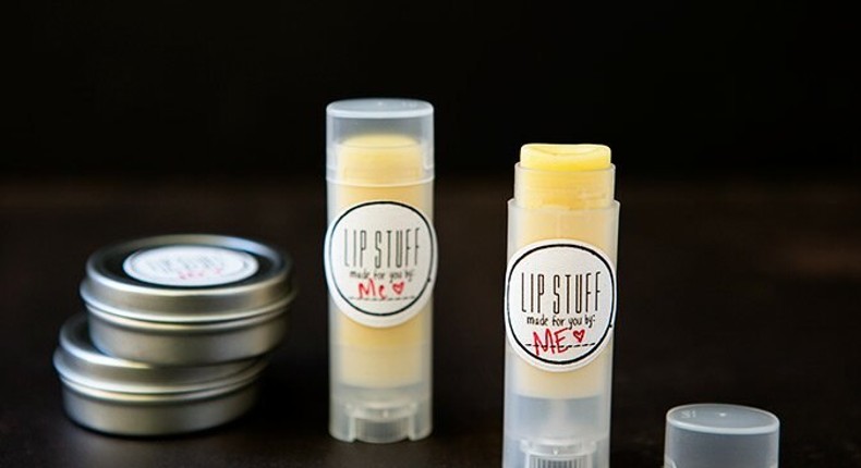 home made lip balm