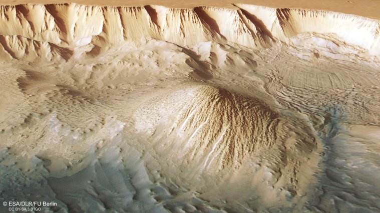 Tithonium Chasma / fot. ESA/DLR/FU Berlin, CC BY-SA 3.0 IGO