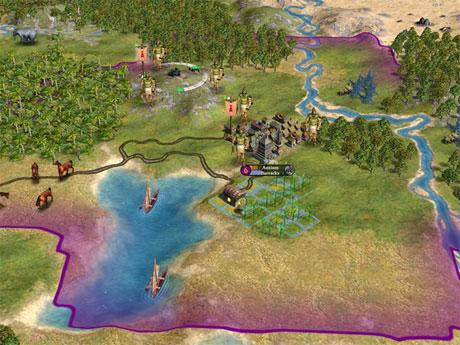 Screen z gry "Sid Meier's Civilization IV" 