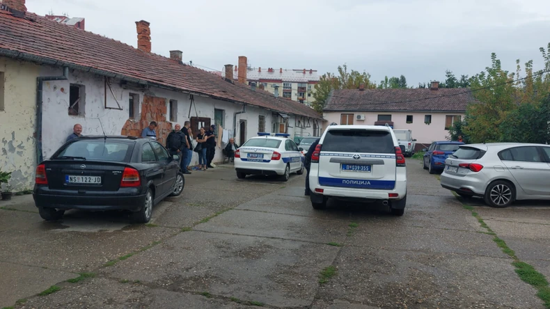 Mesto pucnjave u Novom Sadu