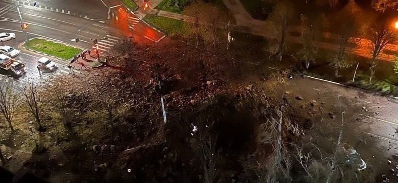 Jakby Biełgorod przeorał potężny kret... A to Rosjanie sami się zbombardowali