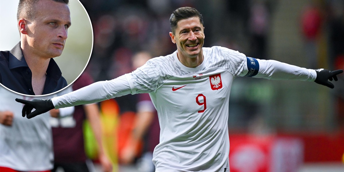 Sławomir Peszko i Robert Lewandowski.