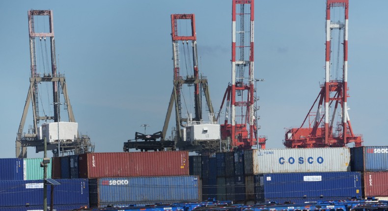 Tens of thousands of longshoremen are on strike.BRYAN R. SMITH