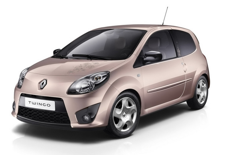 Renault Twingo Miss Sixty ma uchwyt na pomadkę i eyeliner