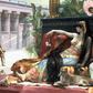 „Kleopatra testuje trucizny na skazanych na śmierć – obraz Lawrence’a Almy-Tadema (1836-1912).
