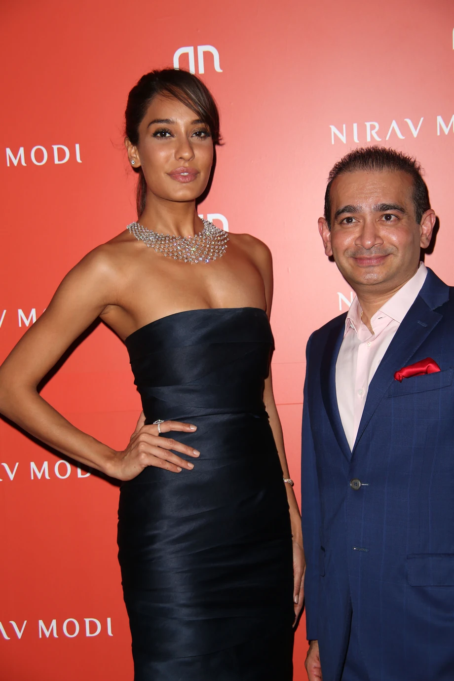 Nirav Modi (z prawej)