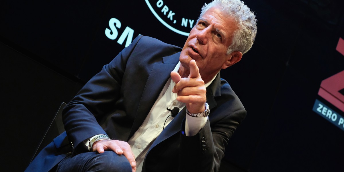 Anthony Bourdain znany jest ze swoich telewizyjnych programów kulinarno-podróżniczych