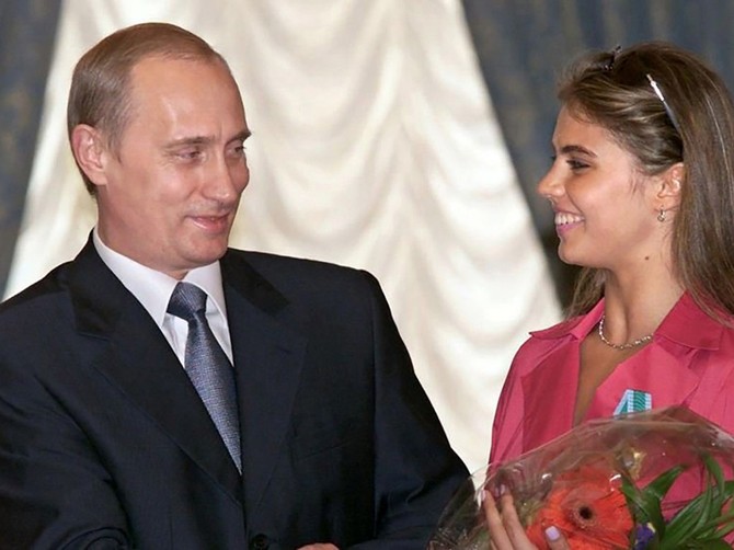 Alina Kabajeva i Vladimir Putin