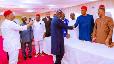 Governor Babajide Sanwo-Olu and his Imo State counterpart, Hope Uzodimma. [Twitter:@Hope_Uzodimma1]