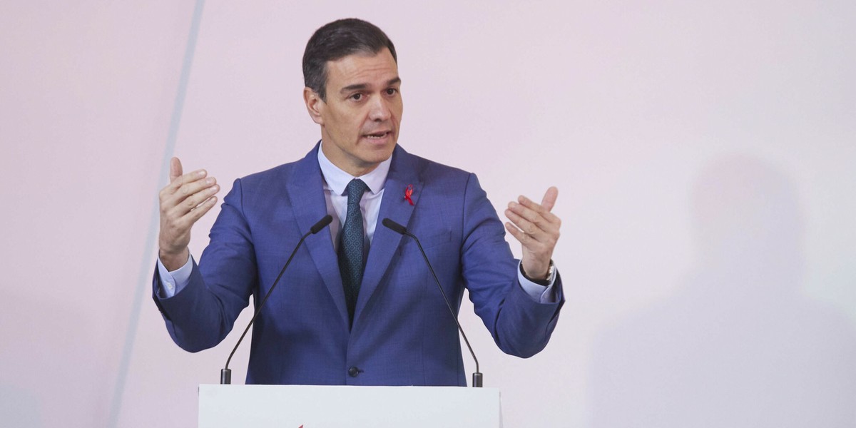 Premier Hiszpanii Pedro Sanchez.