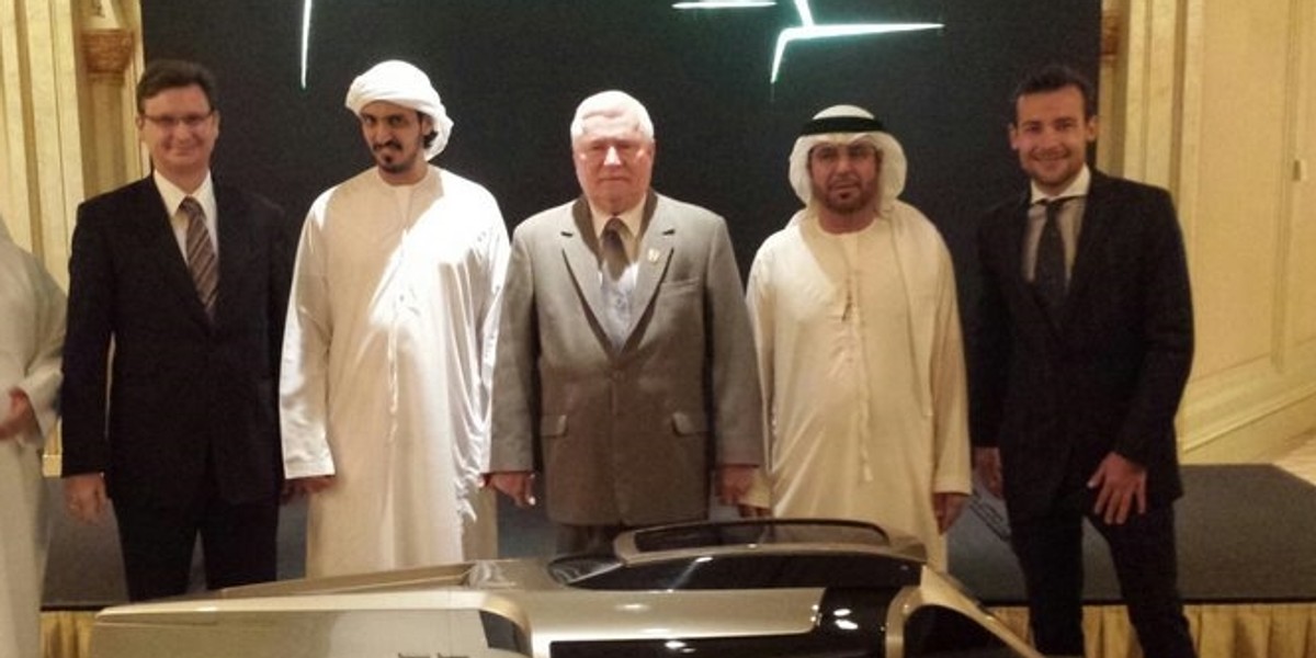 LECH WAŁĘSA EMIRATY ARABSKIE