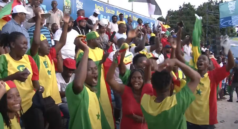 Le Sénégal a battu le Mozambique 3-2 en demi-finale de la CAN de Beach Soccer, le 26 octobre 2022