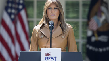 Melania Trump została patronką inicjatywy "Be Best". Internauci zauważyli, że hasło zawiera błąd językowy