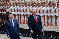 Kto pojechał z Trumpem do Chin? Ta lista mówi wiele o priorytetach USA