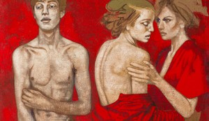 CadmiumToxicRed, Oil On Canvas,  Tarik Berber