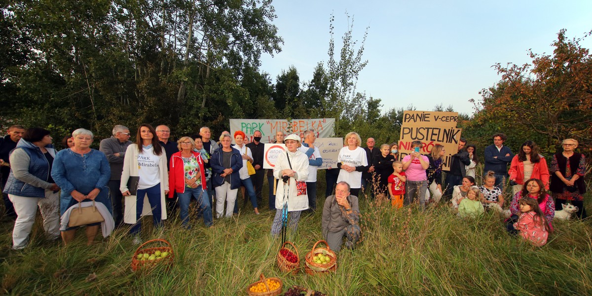 Nie damy wyciąć parku Mirabelka 