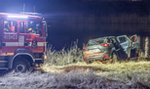 Ukradł auto i uciekał przed policją. Rajd zakończył w rzece