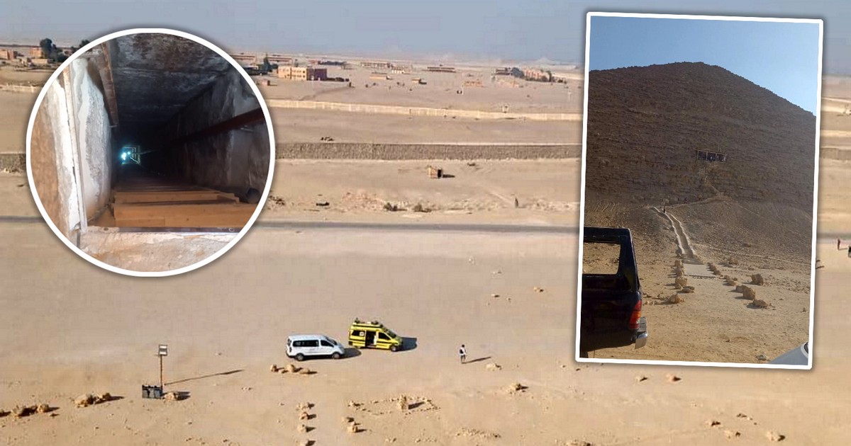 Z piramidy wydobywał się krzyk. Musieli zejść 80 m w głąb