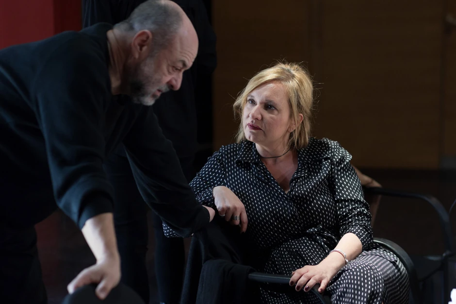 Direktor JDP Tamara Vučković Manojlović u razgovoru sa predsednikom UTE Gaborom Tompom