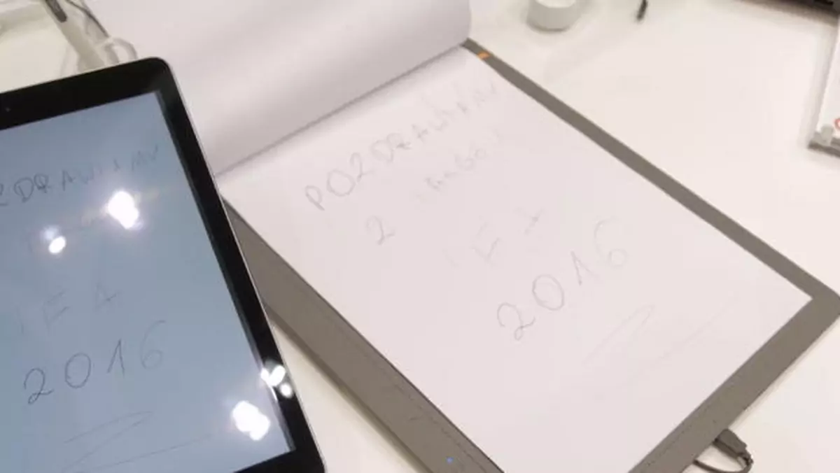 Wacom Bamboo Slate - notatnik przenoszący rysunki i notatki na komputer (IFA 2016)