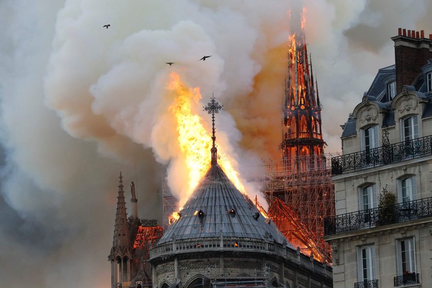 Pożar katedry Notre Dame w Paryżu