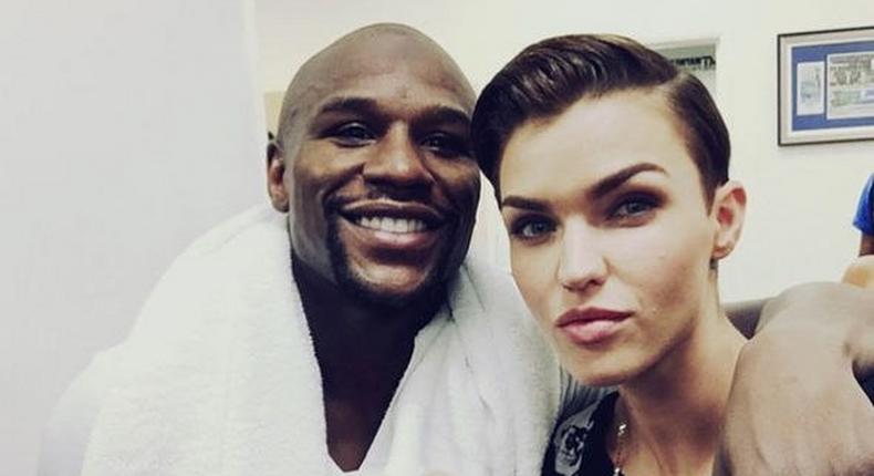 Ruby Rose and Floyd Mayweather