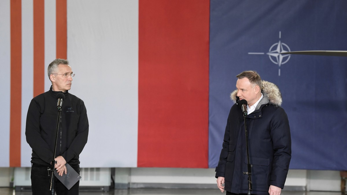 Jens Stoltenberg i Andrzej Duda