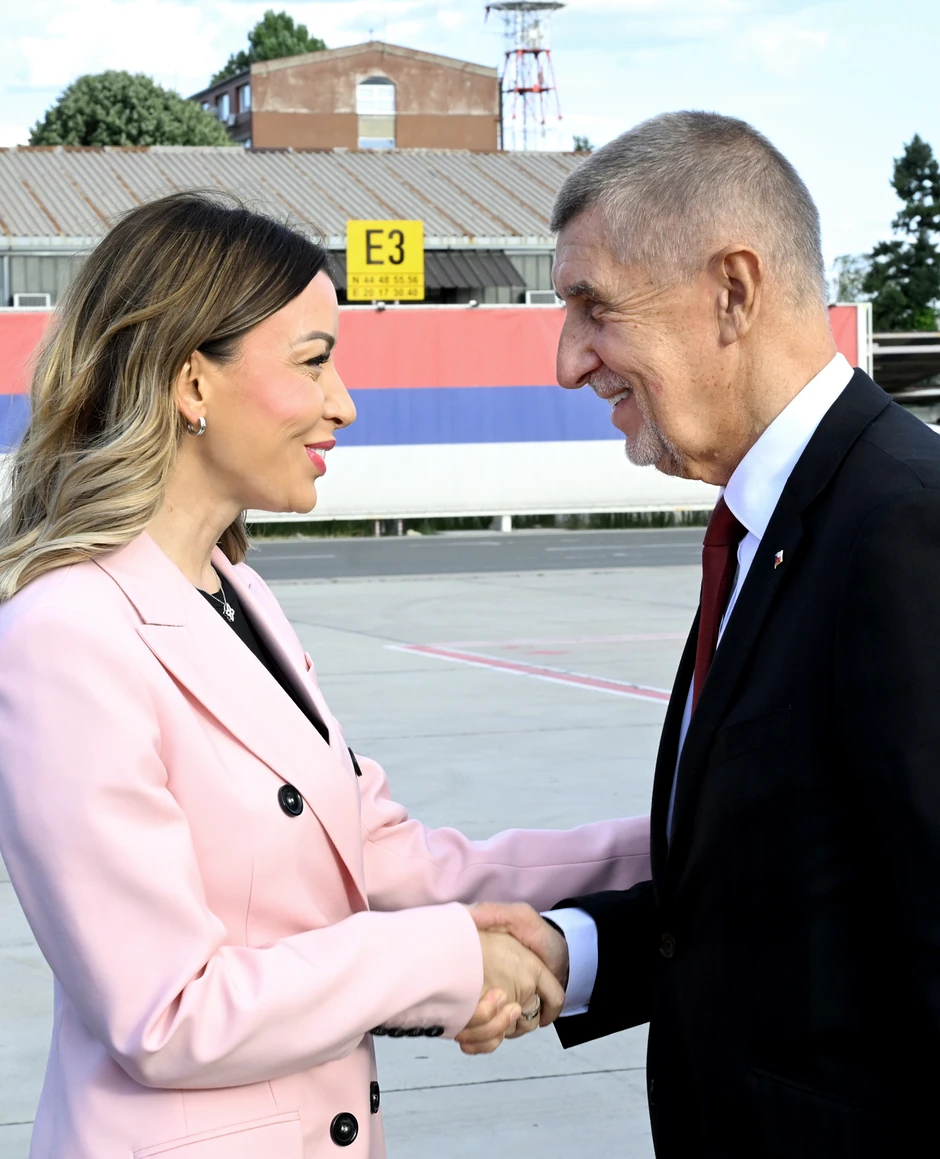 Andrej Babiš i Adrijana Mesarović