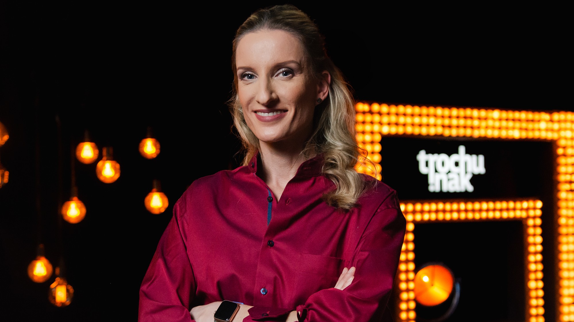 Moderátorka Adela Vinczeová.