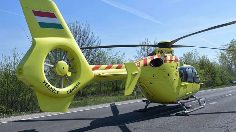mentő mentőhelikopter szívinfarktus légzésleállás