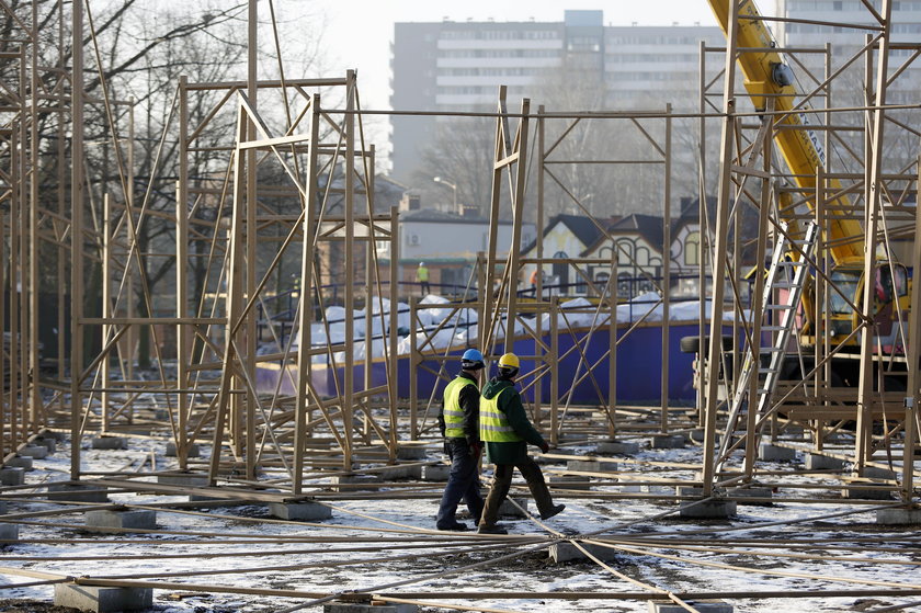 Trwa budowa nowych obiektów w Wesołym Miasteczku