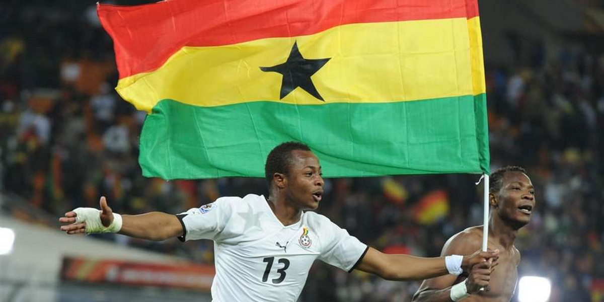 Andre Ayew z reprezentacji Ghany czuje wsparcie kibiców z całej Afryki na mundialu w RPA