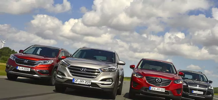 Czy SUV z Korei pokona rywali? Hyundai Tucson kontra Honda CR-V, Mazda CX-5 i Ford Kuga