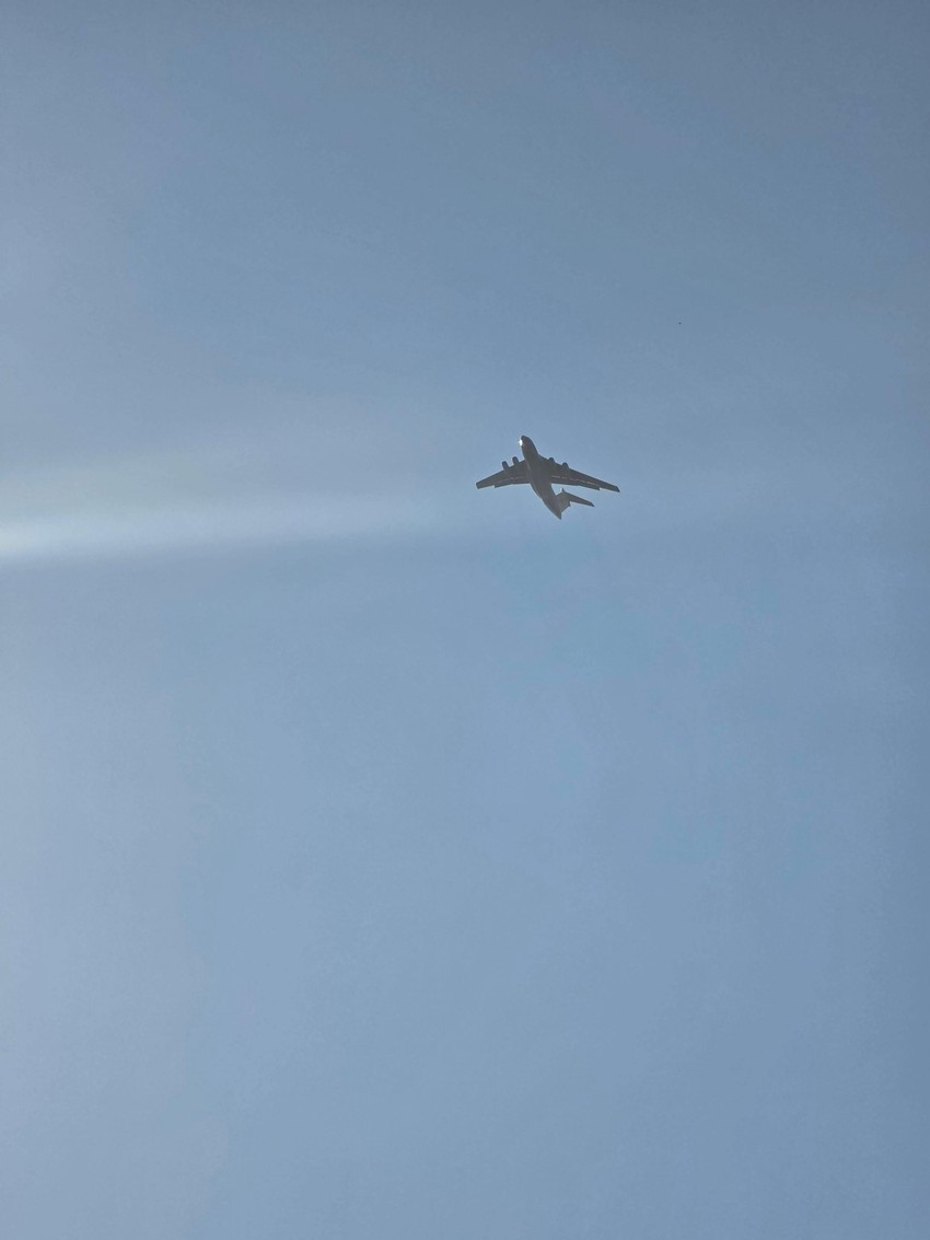 Ruski avion "Iljušin 76P" gasi požar u Deliblatskoj peščari