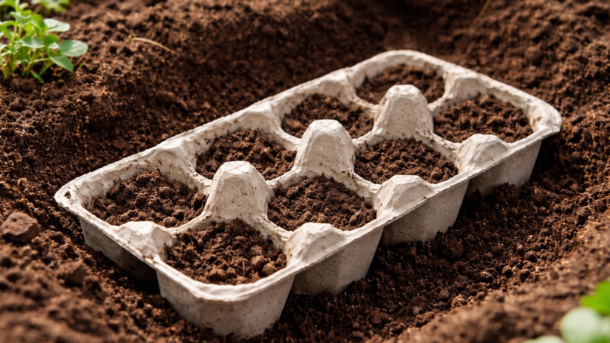 Zakopajte kutije za jaja u zemlju sad i zahvalite nam se kasnije