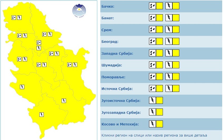 meteoalarm za 24 maj