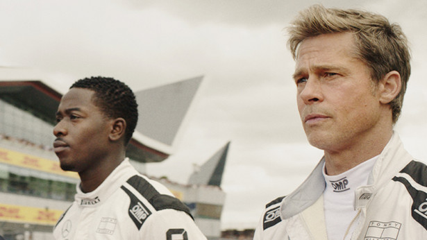 Damson Idris i Brad Pitt w filmie "F1"