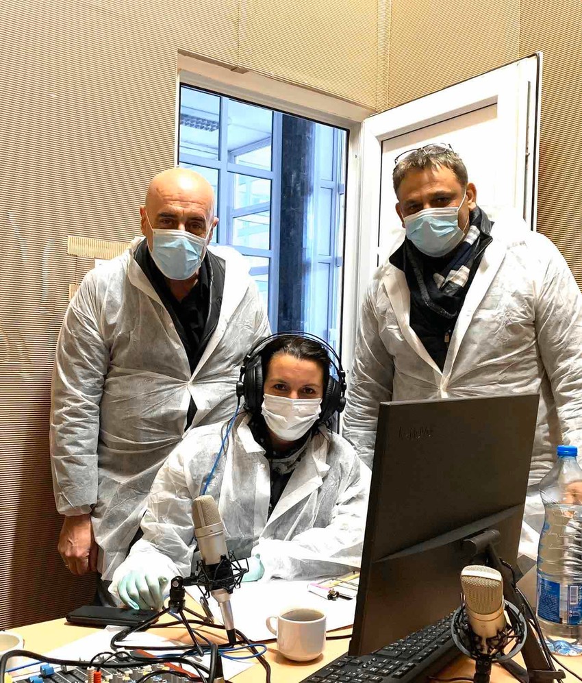 Direktor Saša Rokvić (desno) sa saradnicima