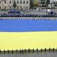 Ukraina flaga wielka Madiyevskyy Vyacheslav