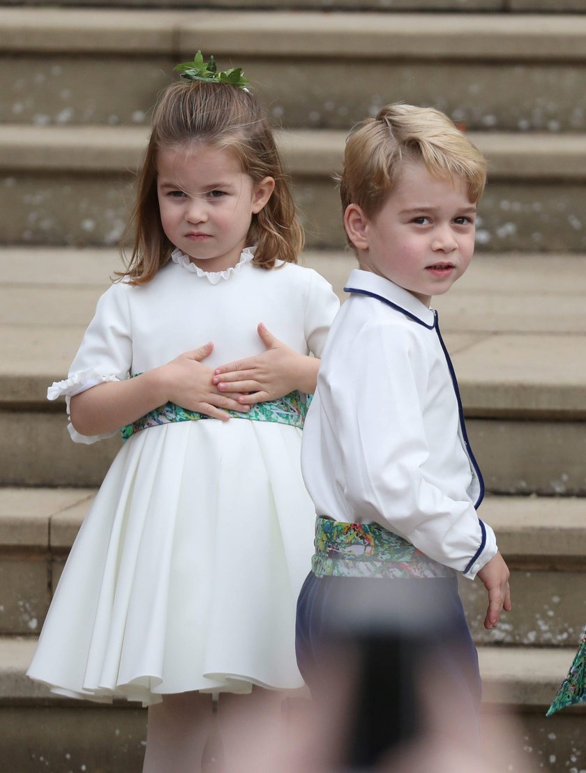 Książę Jerzy z siostrą Charlotte