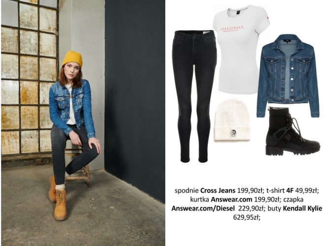 Jesień w denimie. STYLIZACJE